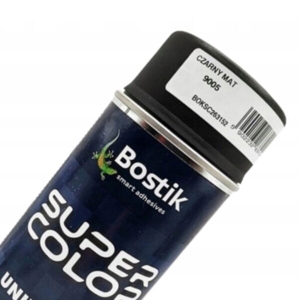 Lakier uniwersalny SUPER COLOR czarny mat RAL9005 400ml DB BOSTIK