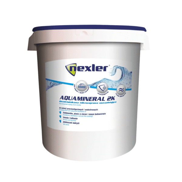 Mikrozaprawa uszczelniająca dwuskładnikowa Aquamineral 2K 10 kg NEXLER