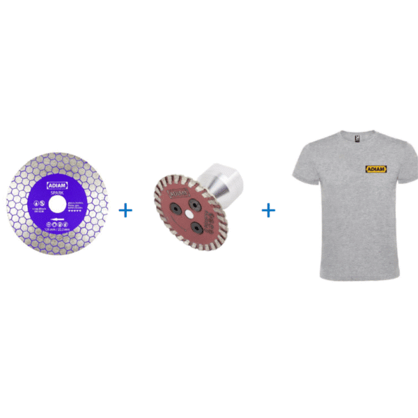 Zestaw Tarcza Spark 125mm + Tarcza do podcięć 50mm + koszulka gratis
