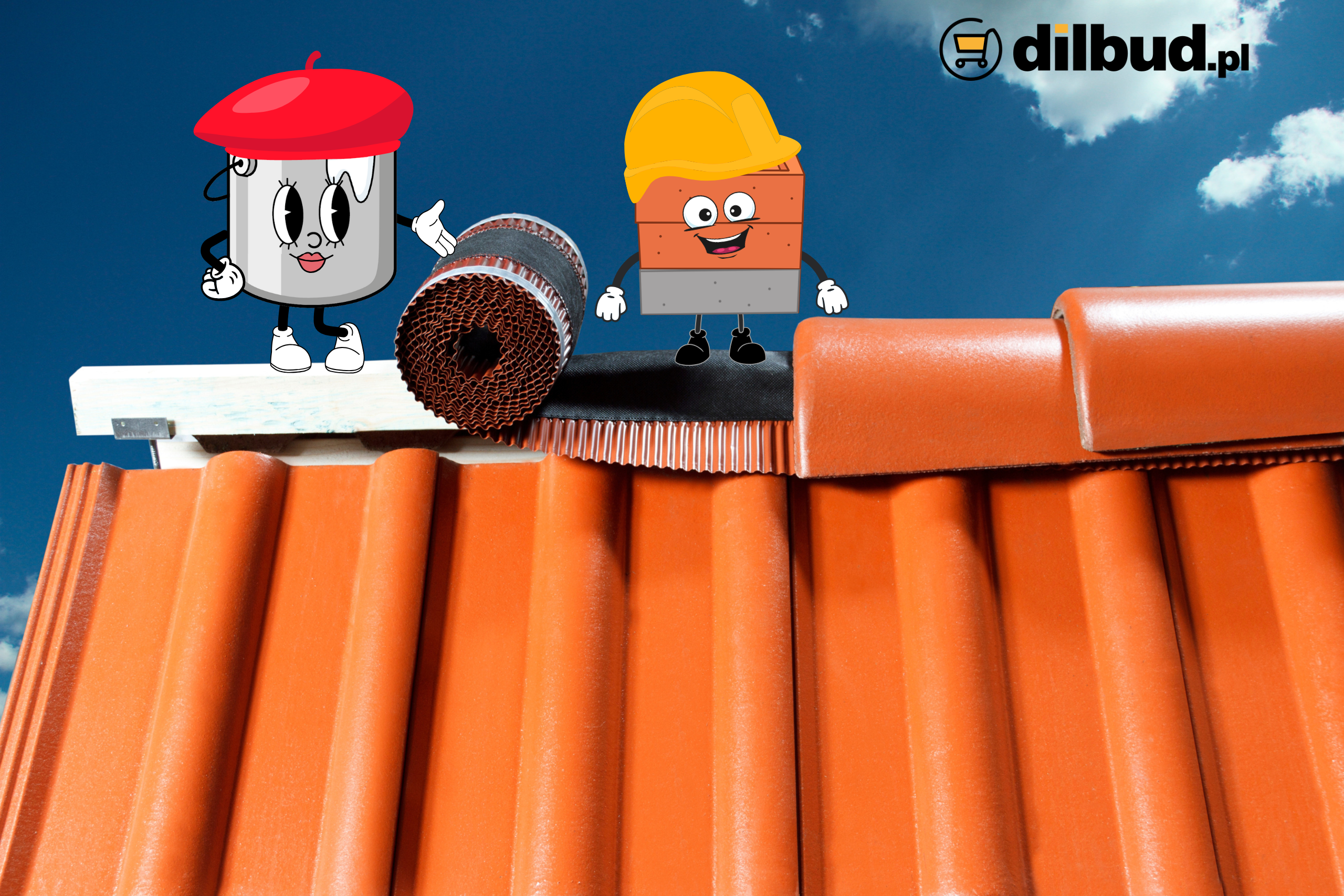 Porady dekarza: jak profesjonalnie pracować z taśmą kalenicową 💪🏻