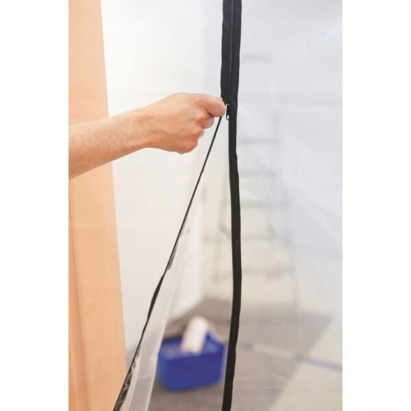 kurtyna drzwiowa z zamkiem