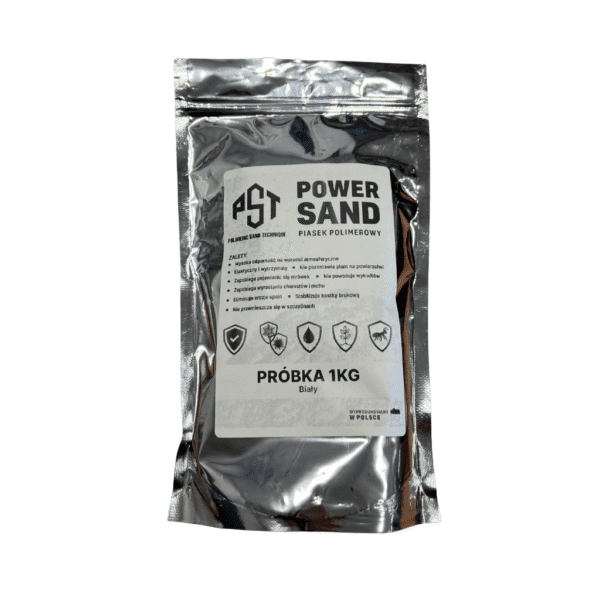 Piasek polimerowy 1 kg biały