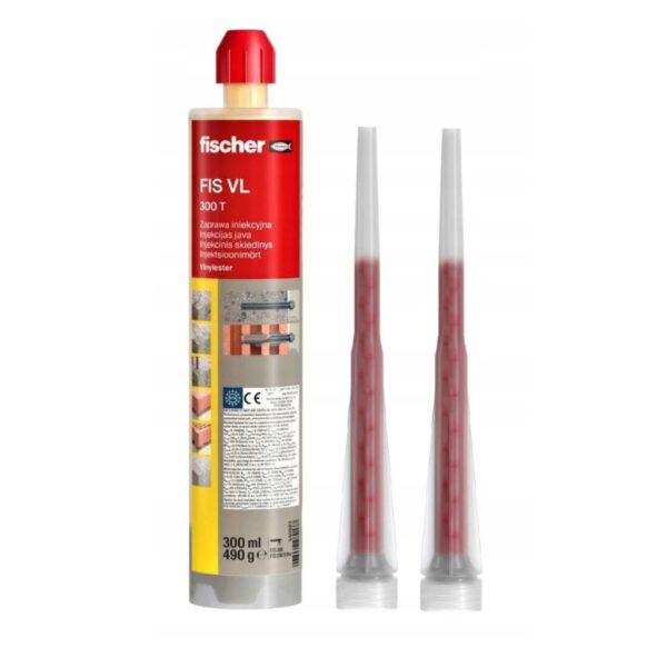 Zaprawa iniekcyjna kotwa chemiczna do betonu FIS VL 300 T winyloestrowa FISCHER - 1