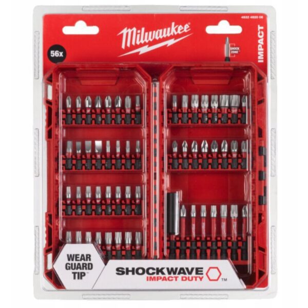 Zestaw bitów udarowych 56 szt Milwaukee 1