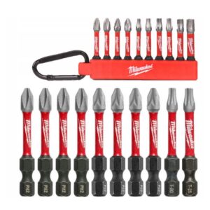 Zestaw bitów udarowych Shockwave + karabińczyk MILWAUKEE 1