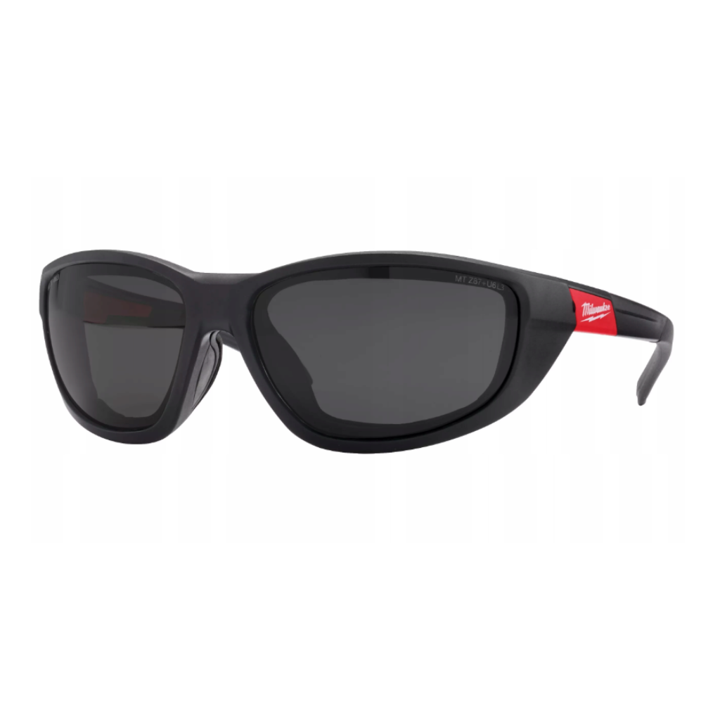 Okulary ochronne przyciemniane premium z uszczelką Milwaukee