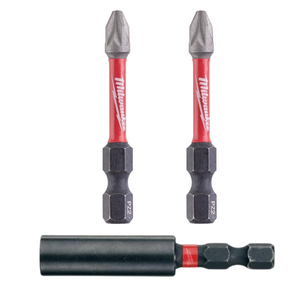 Milwaukee BIT SHOCKWAVE PZ250MM 2SZT+ UCHWYT 14 MAGNETYCZNY 60MM