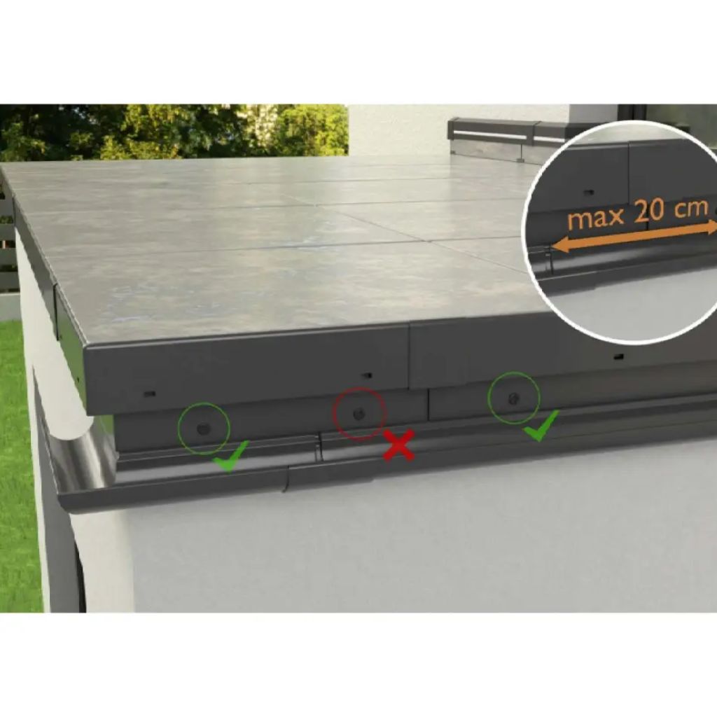 Rura spustowa R50 FI40 2m grafit 7024 RENOPLAST