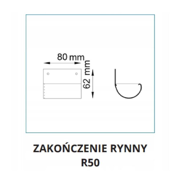 RENOPLAST zakonczenie rynny 2