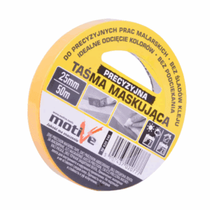 Taśma maskująca precyzyjna 25MM 50M MOTIVE