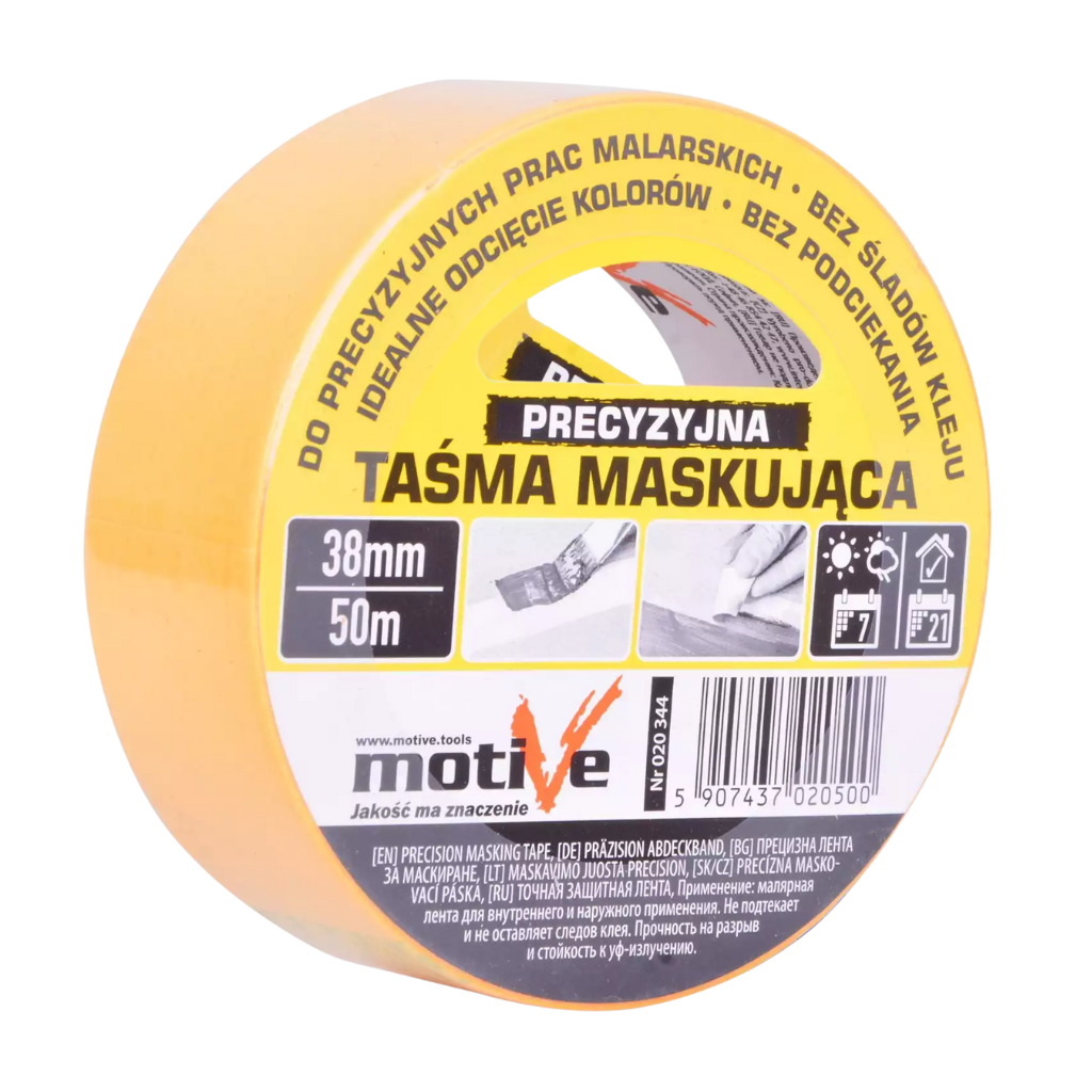Taśma maskująca precyzyjna 38MM 50M MOTIVE
