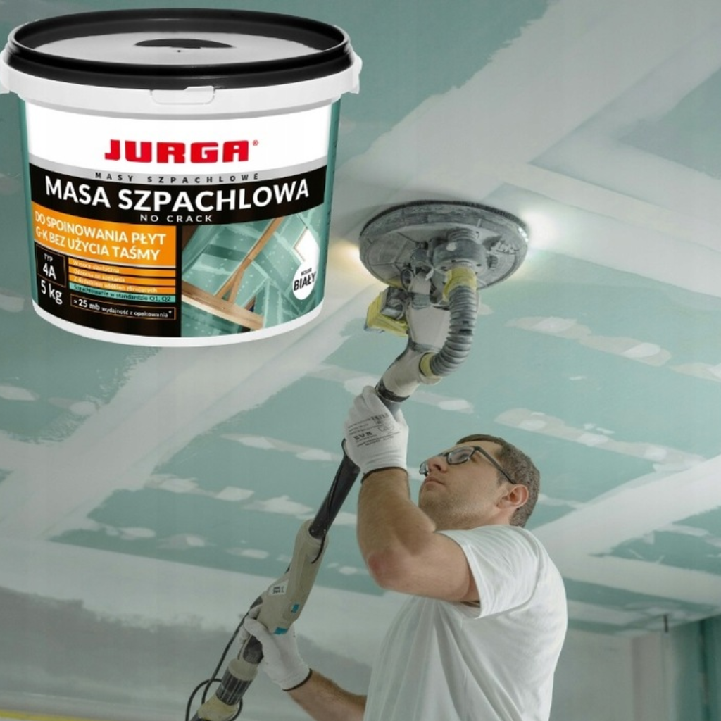 Masa szpachlowa do łączenia płyt gk JURGA 5kg