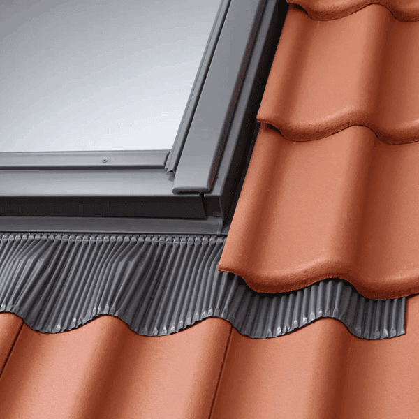 Kołnierz z BDX do okna dachowego Velux EDW MK06-MK08 2000 RAL 7043_2