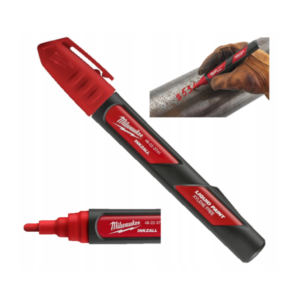 Marker olejowy Czerwony Milwaukee