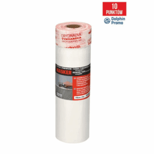 Masker tynkarski z folią malarską 210CMx15M BLUE DOLPHIN - 1