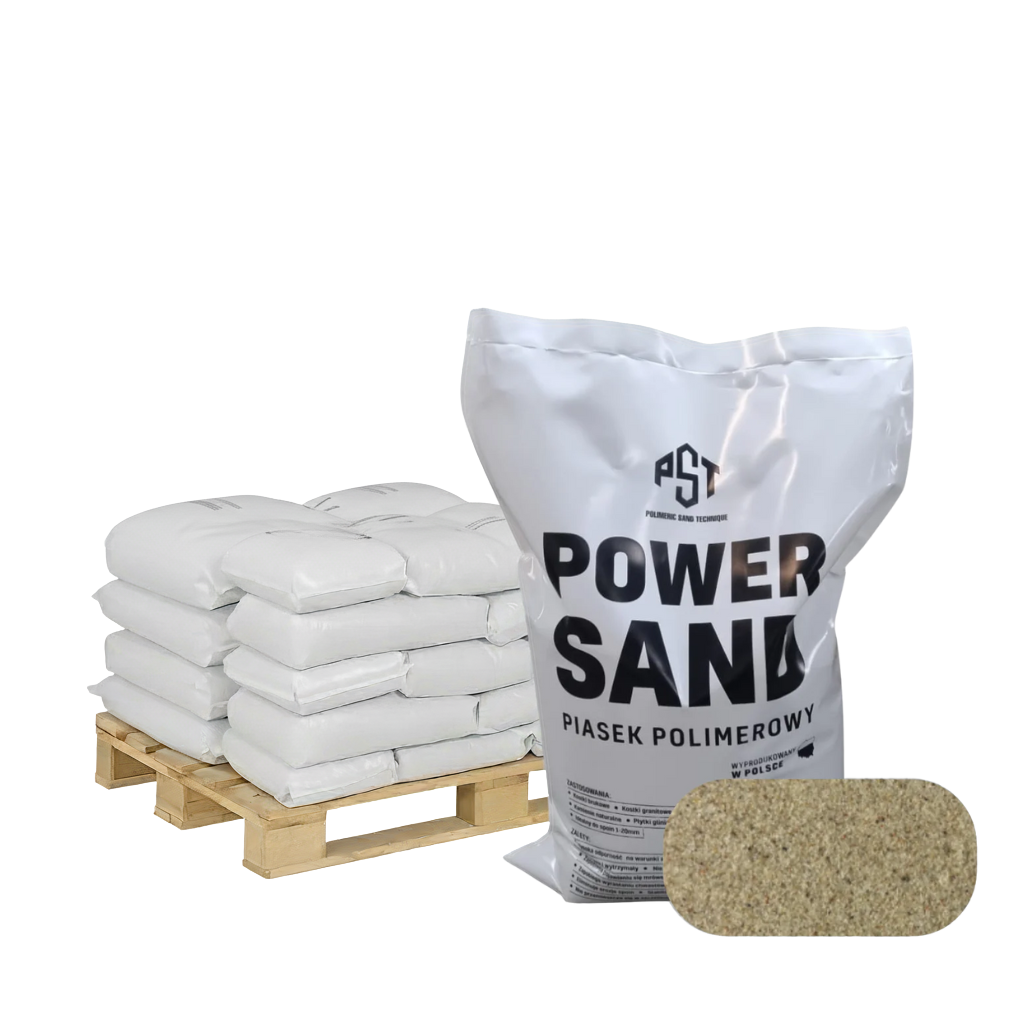 Piasek polimerowy półpaleta 10 szt żółty