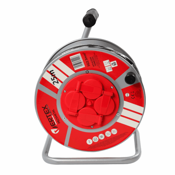 Przedłużacz bębnowy Vertex 3 x 2,5m2 25 m 2