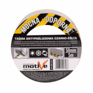 TAŚMA ANTYPOŚLIZGOWA ŻÓŁTO-CZARNA 50mm x 5m MOTIVE - 1