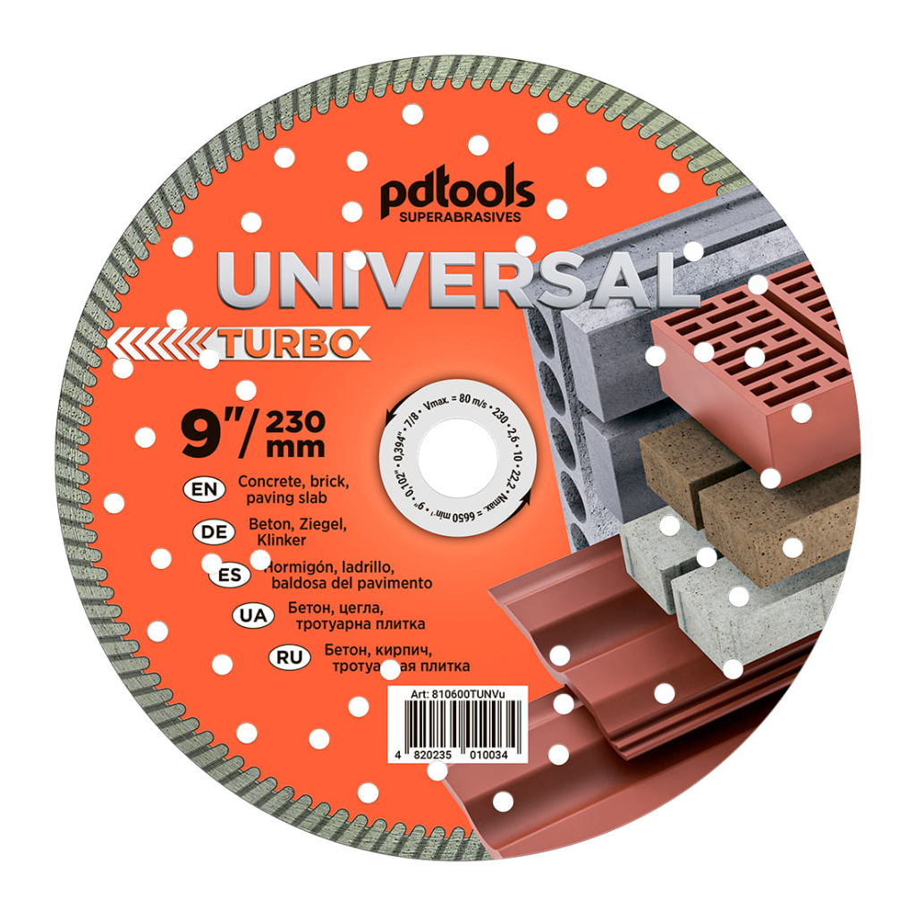 Tarcza diamentowa tnąca 1A1R 230 UNIVERSAL TURBO