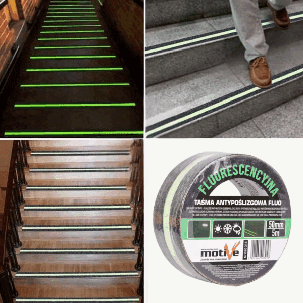 Taśma antypoślizgowa FLUO 50MM x 5M (1)