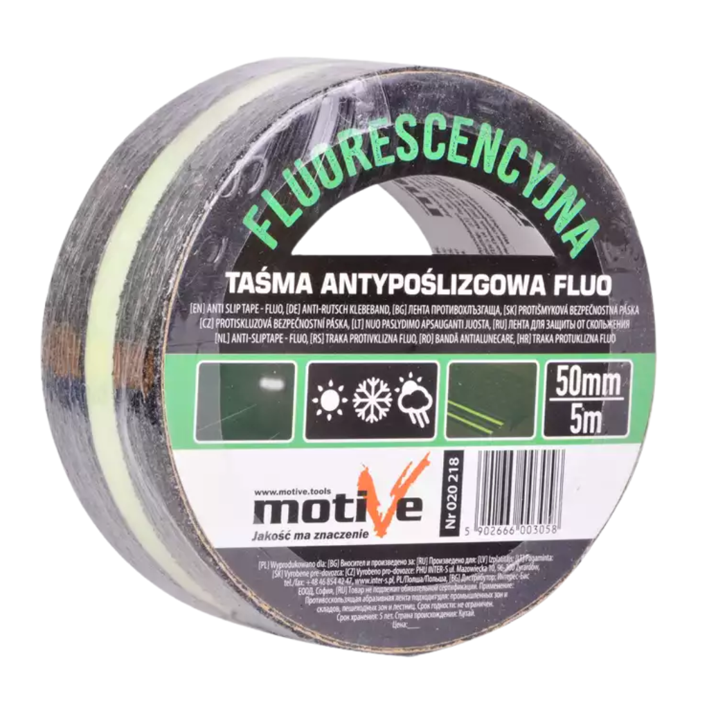 Taśma antypoślizgowa FLUO 50MM x 5M MOTIVE