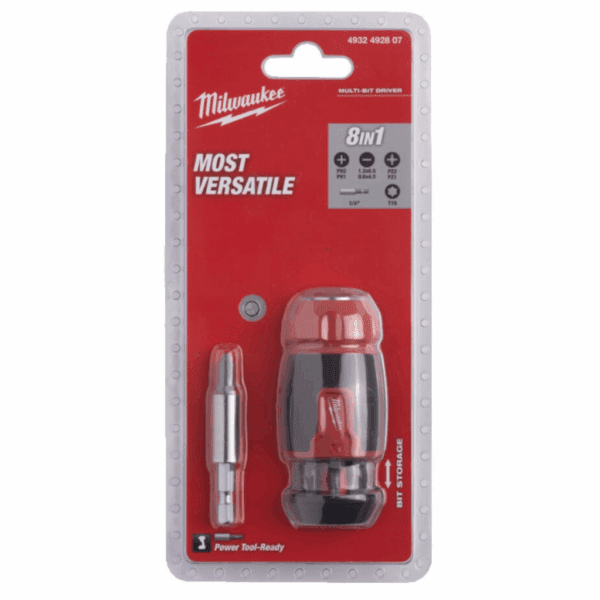 Wkrętak uniwersalny 8w1 wymienne bity Milwaukee - 1