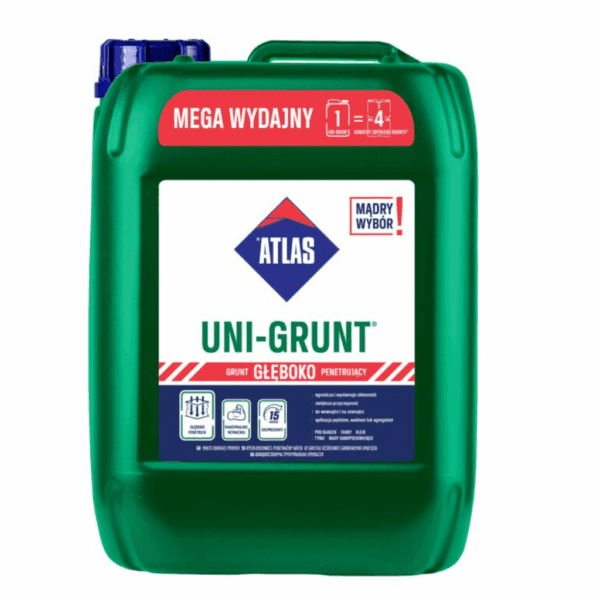 Grunt głęboko penetrujący Atlas Uni-Grunt 10 kg