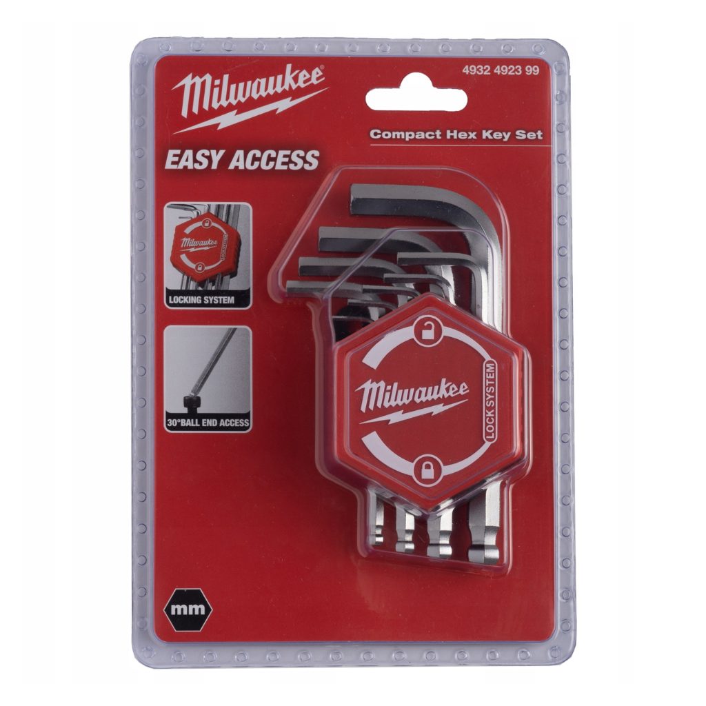 Zestaw kluczy imbusowych Compact 9 szt. MILWAUKEE