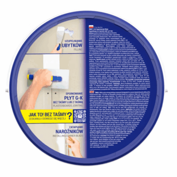 Masa szpachlowa gotowa do łączenia płyt g-k ŚMIG C-50 5 kg - 3