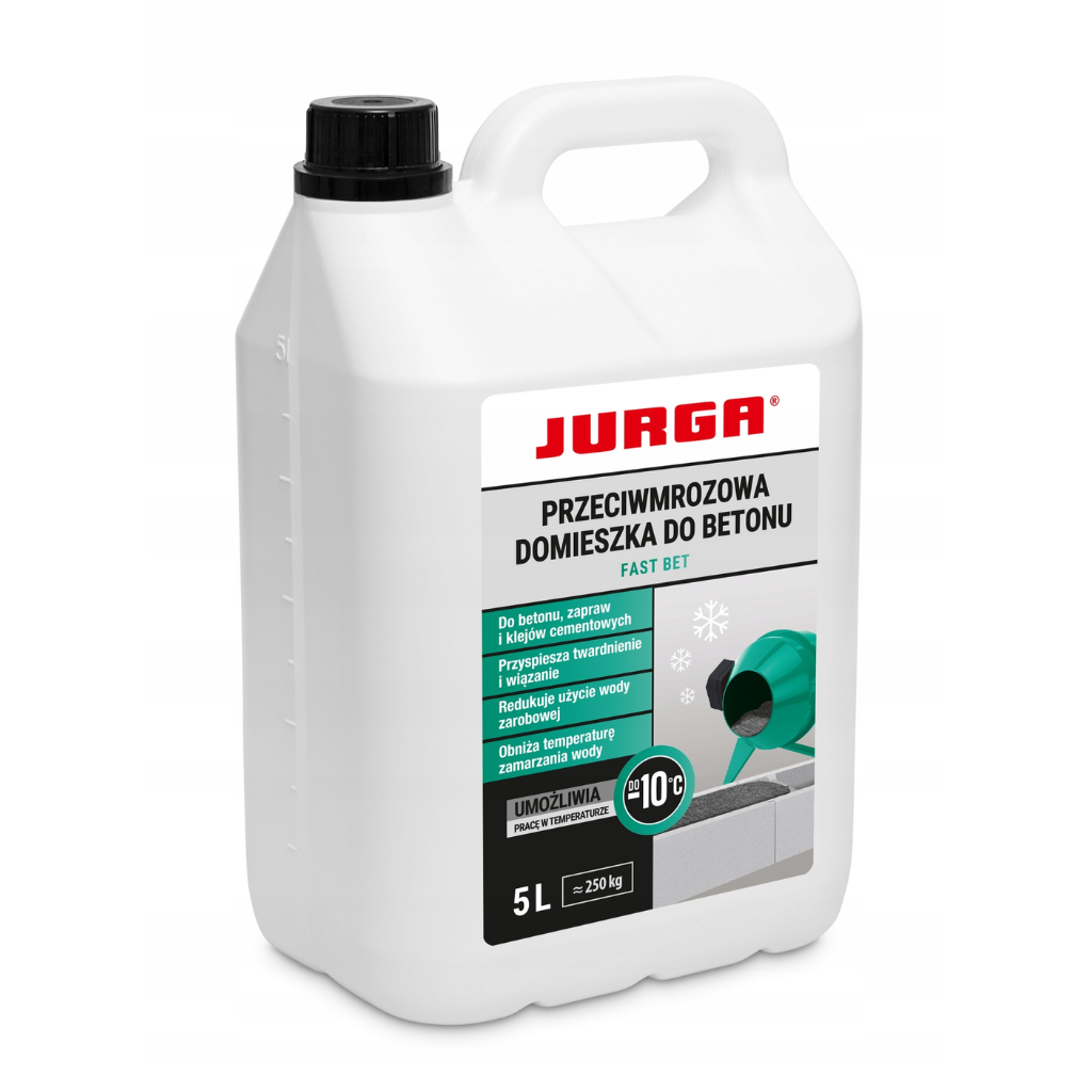 Przeciwmrozowa domieszka do betonu klejów i zapraw cementowych FASTBET