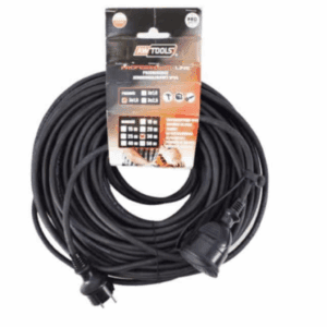 Przedłużacz ogrodowy AW-Tools 20 m 1 szt. gniazd czarny - 1