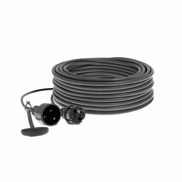 Przedłużacz ogrodowy AW-Tools 20 m 1 szt. gniazd czarny - 2