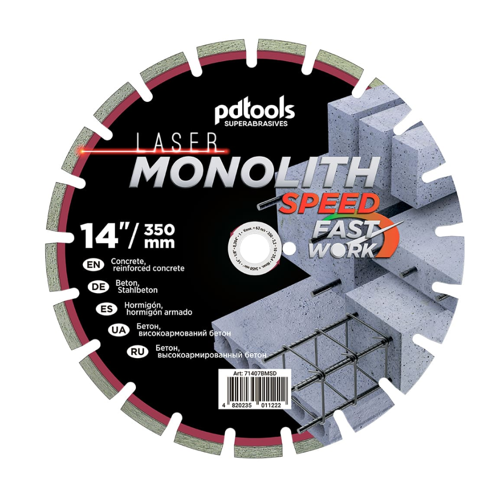 Tarcza diamentowa 350 MONOLITH SPEED