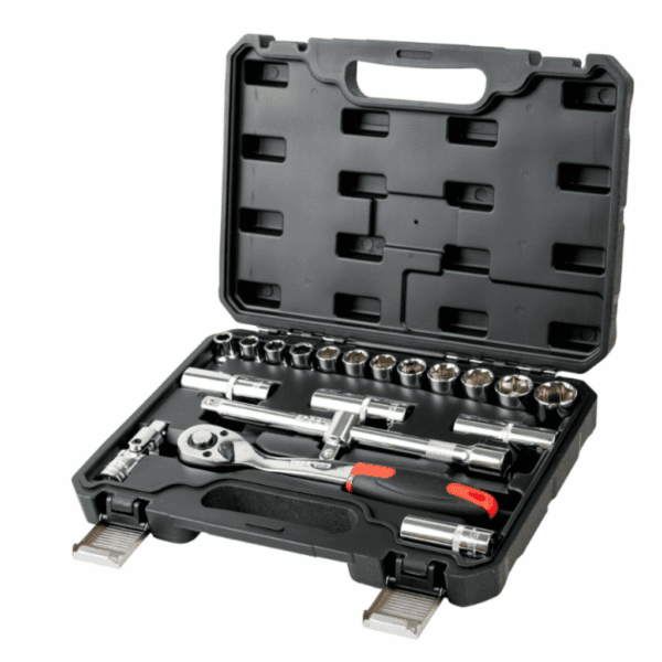 Zestaw kluczy nasadowych z grzechotką 12 20szt PRO - 1