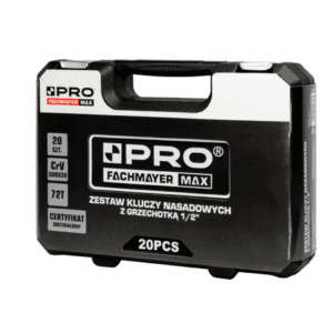 Zestaw kluczy nasadowych z grzechotką 12 20szt PRO - 3