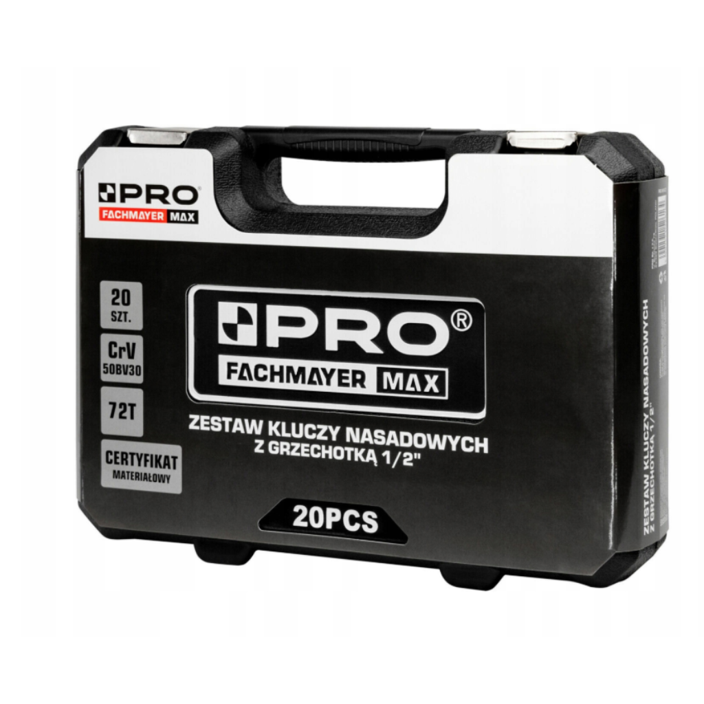 Zestaw kluczy nasadowych z grzechotką 12 20szt PRO - 3