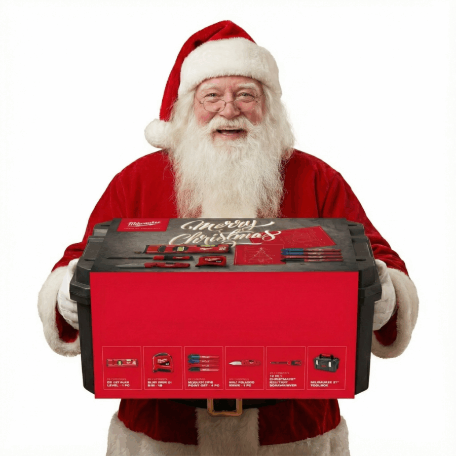 Zestaw świąteczny milwaukee mikołaj