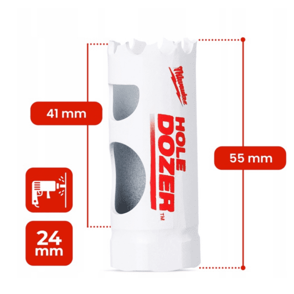 MILWAUKEE otwornica koronka 24 2.