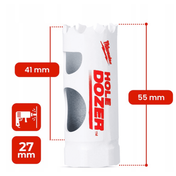 MILWAUKEE otwornica koronka 27