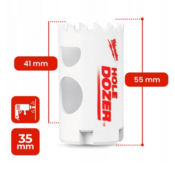 MILWAUKEE otwornica koronka 35 3.