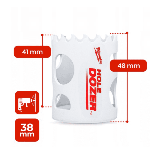 MILWAUKEE otwornica koronka 38 2.