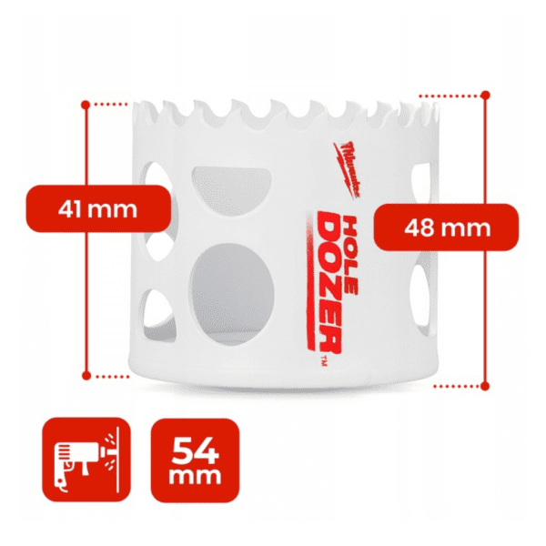 MILWAUKEE otwornica koronka 54 3.