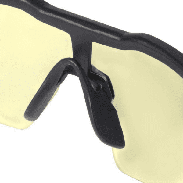 Okulary ochronne odporne na zarysowania, żółte 2