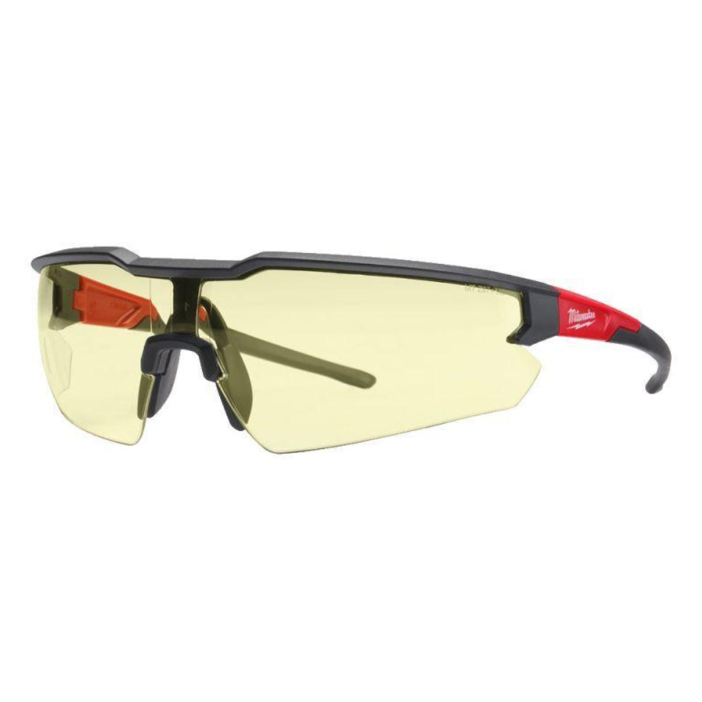 Okulary ochronne odporne na zarysowania, żółte MILWAUKEE