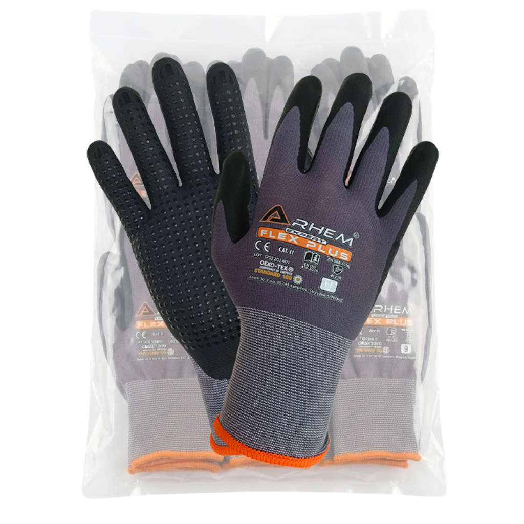 Rękawice ochronne flex plus ARHEM 12SZT