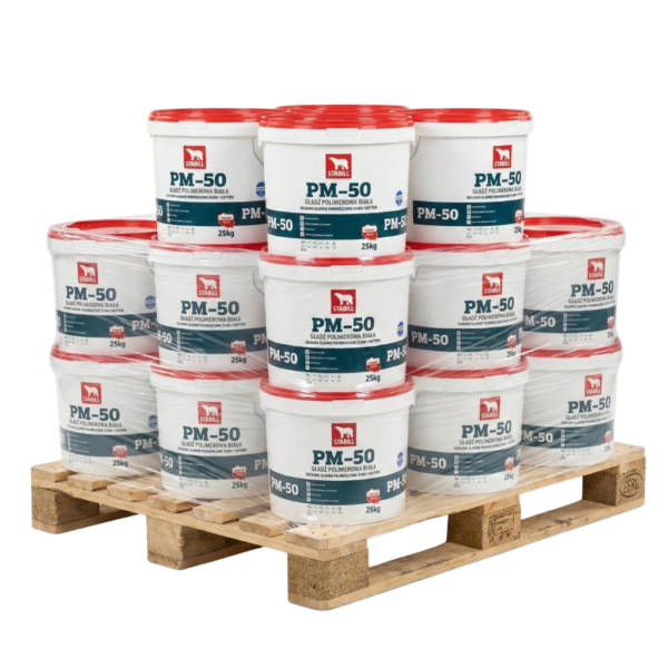 Gładź polimerowa biała 25 kg PM-50 STABILL PALETA 24SZT (1)