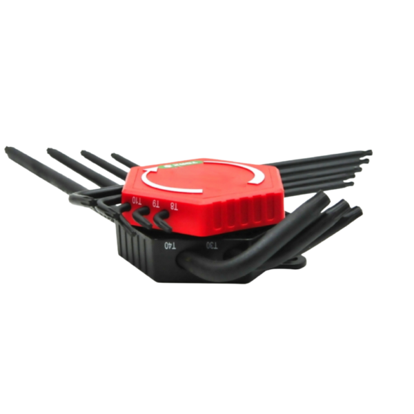 Zestaw kluczy trzpieniowych zagiętych Torx T8 - T40