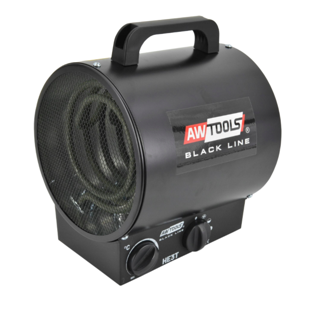 AWTOOLS nagrzewnica elektryczna tuba 3KW BLACK LINE-1