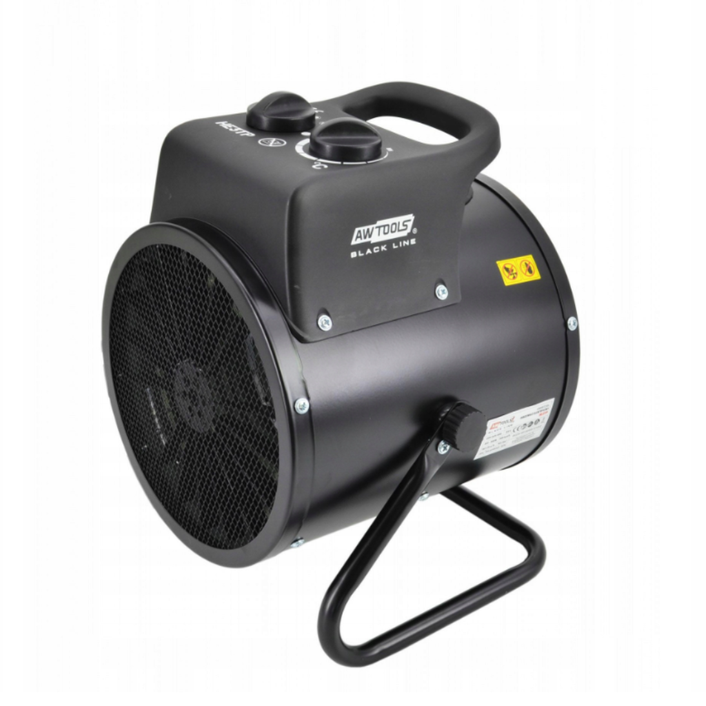 AWTOOLS nagrzewnica elektryczna TUBA PROF 3KW BLACK LINE-1