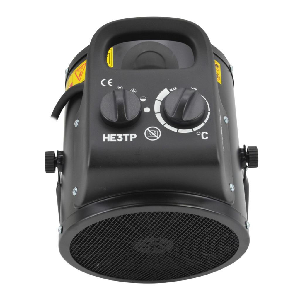 AWTOOLS nagrzewnica elektryczna TUBA PROF 3KW BLACK LINE